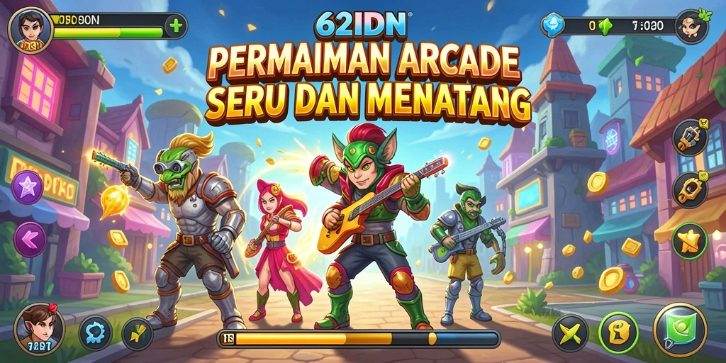 Gameplay seru di 62IDN dengan rintangan menantang.