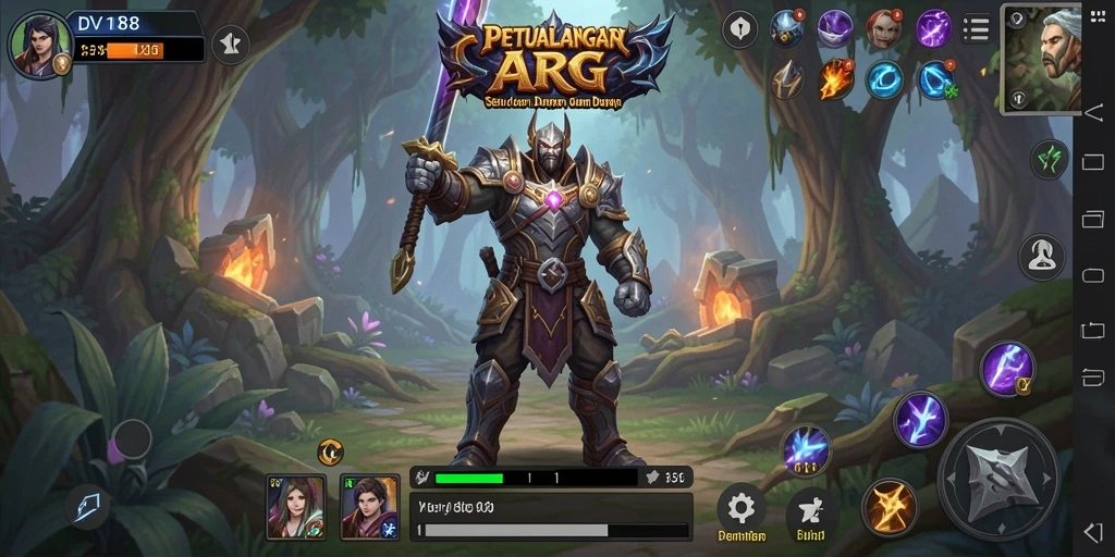 Tampilan utama gameplay DV188 yang mendebarkan dan penuh aksi.