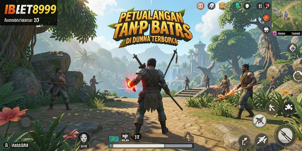 Tangkapan layar utama menunjukkan gameplay menakjubkan dari IBET899 di dunia terbuka.