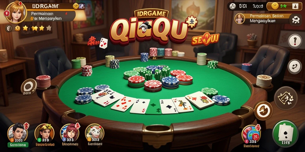 Screenshot gameplay QiuQiu dari IDRGAME yang menampilkan momen seru.