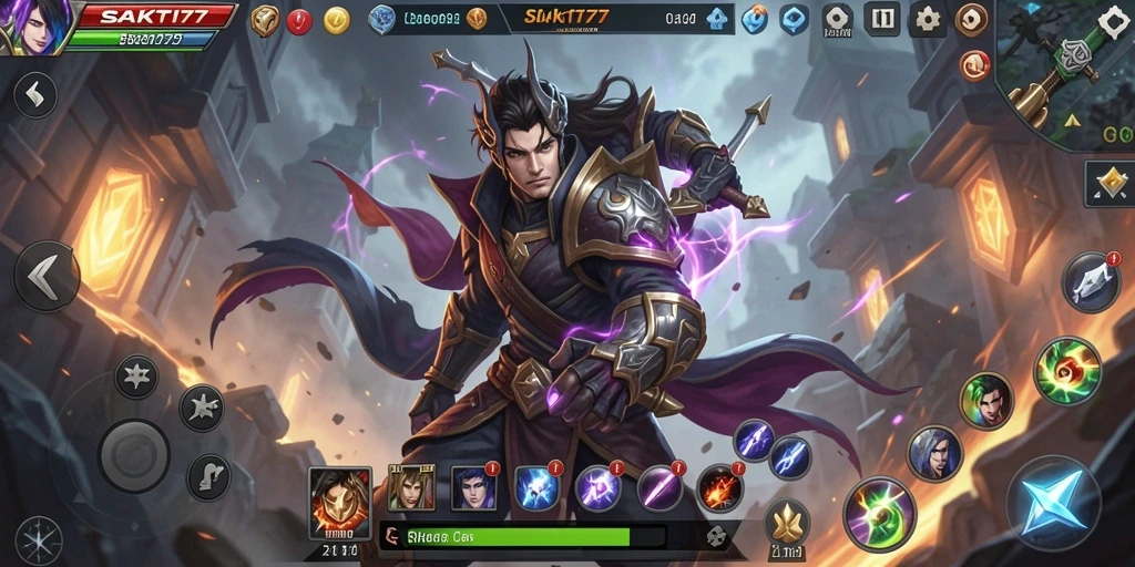 Tampilan gameplay SAKTI77 dengan pertempuran yang intens dan strategi cerdas.