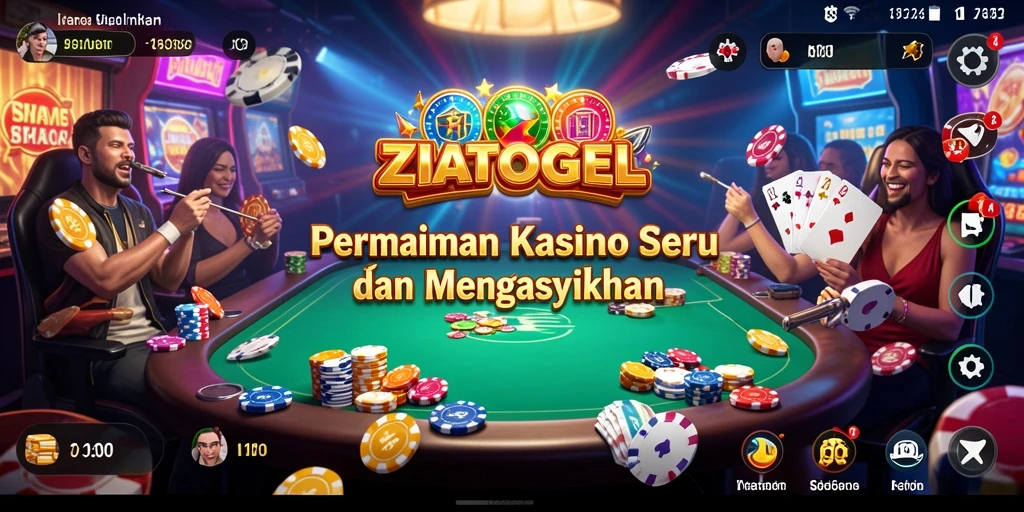 Gambaran gameplay ZIATOGEL yang mendebarkan dan penuh aksi.