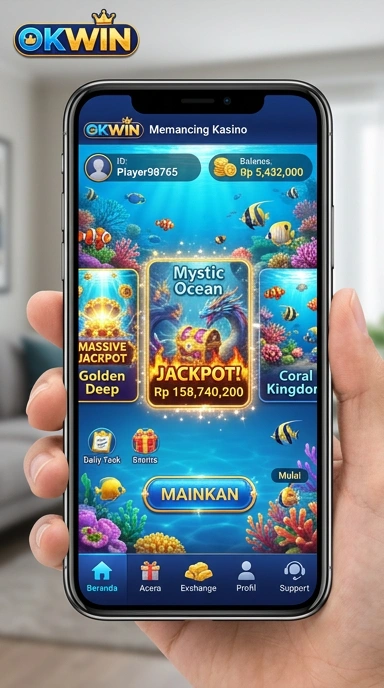Fitur unggulan Okwin yang menonjolkan keamanan aplikasi.